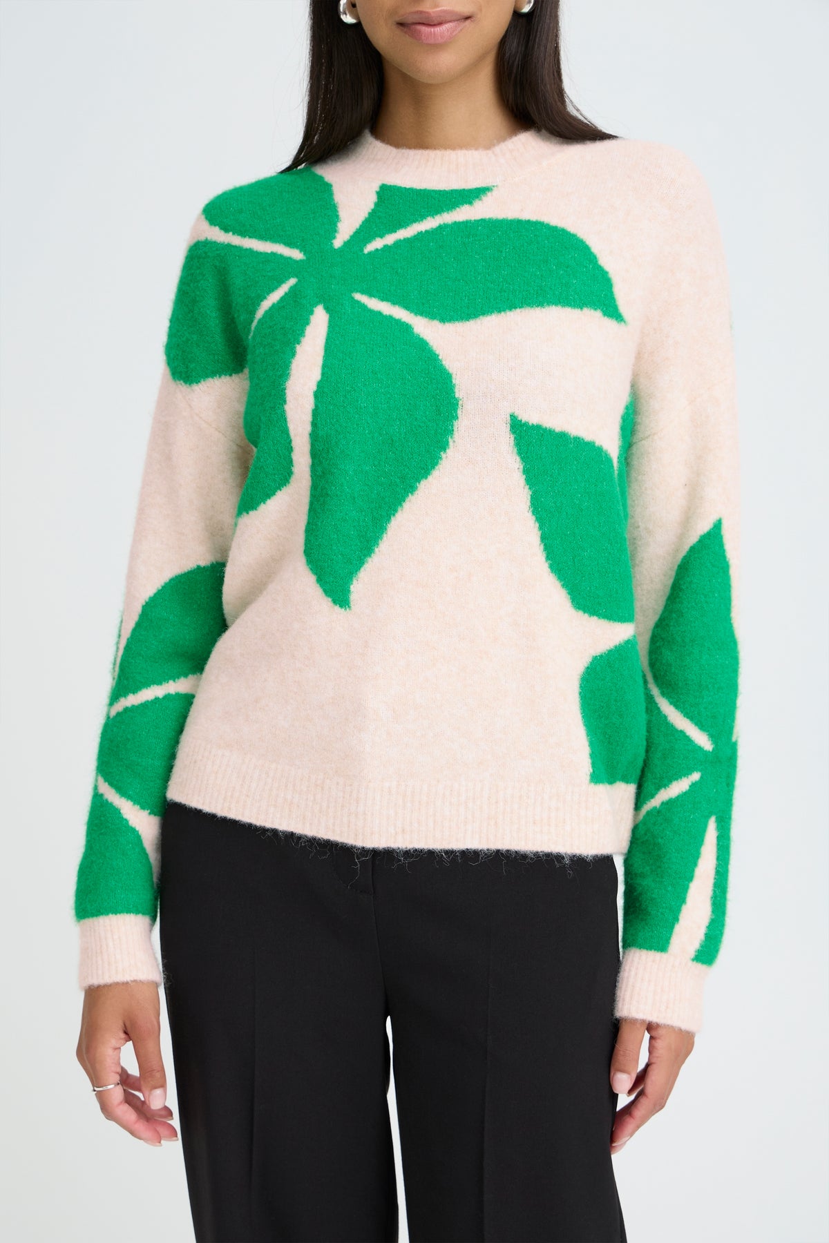 BYOMEA FLOWER PULL groen