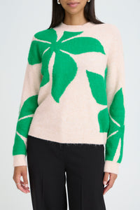 BYOMEA FLOWER PULL groen
