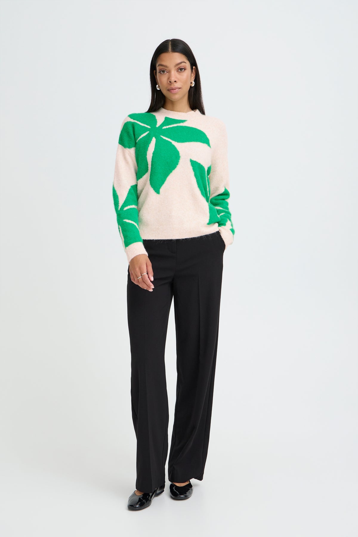 BYOMEA FLOWER PULL groen