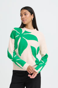BYOMEA FLOWER PULL groen