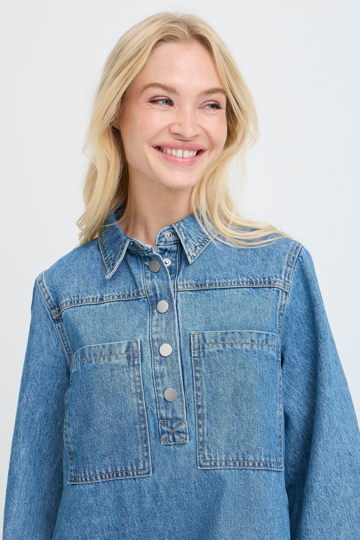 BYKACILA DRESS jeans donker