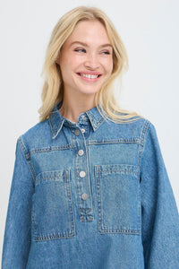 BYKACILA DRESS jeans donker