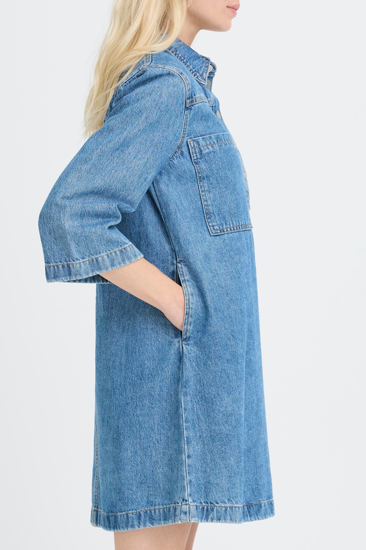 BYKACILA DRESS jeans donker