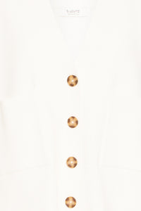 BYOTARI POCKET CARDIGAN wit