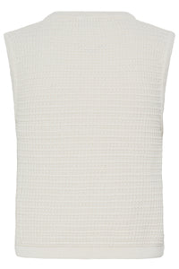 BYMIKALA SHORT WAISTCOAT ecru