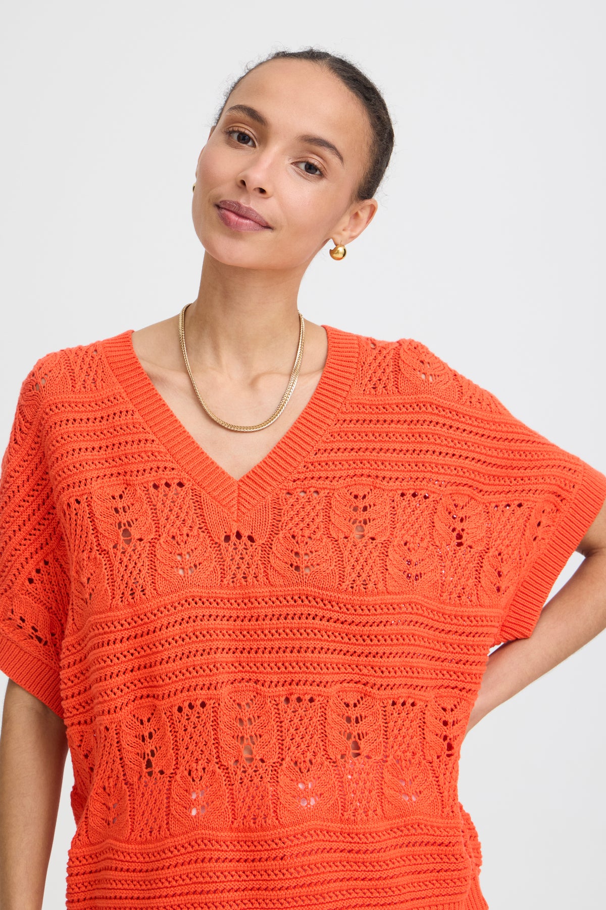 BYNERO PULLOVER oranje