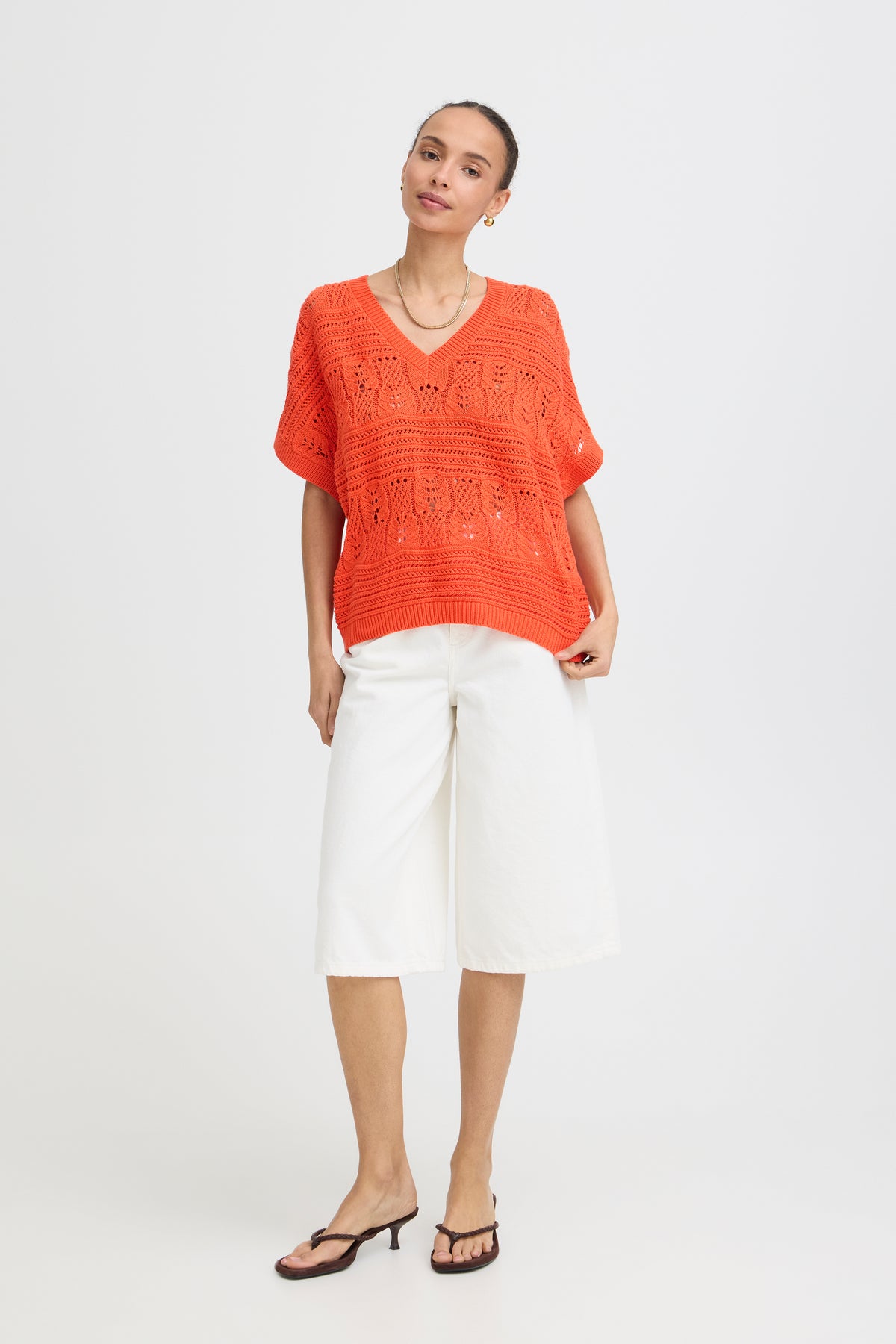 BYNERO PULLOVER oranje