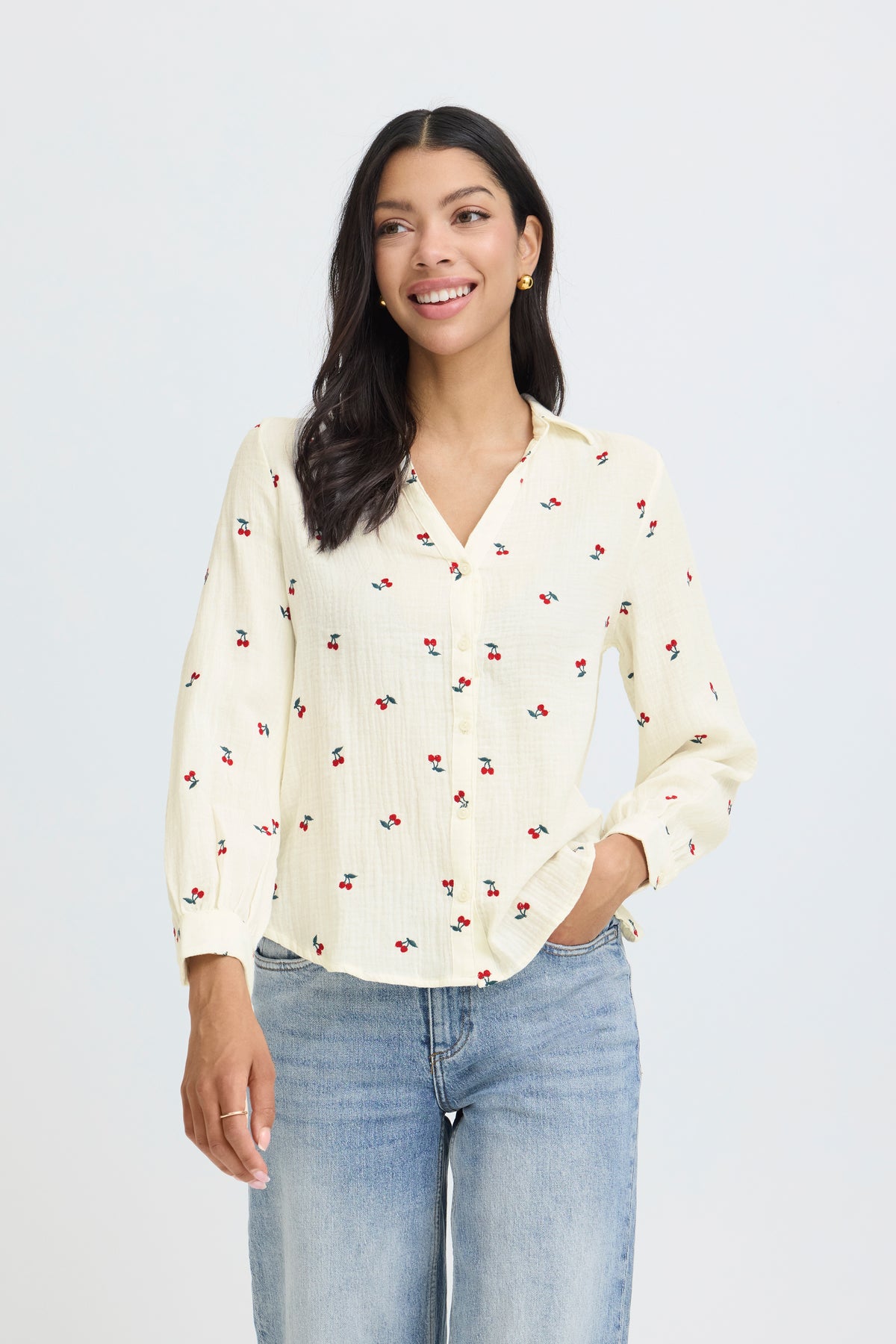 BYIBERLIN SHIRT creme