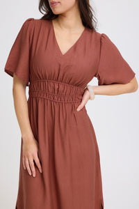 BYIGGY DRESS brick