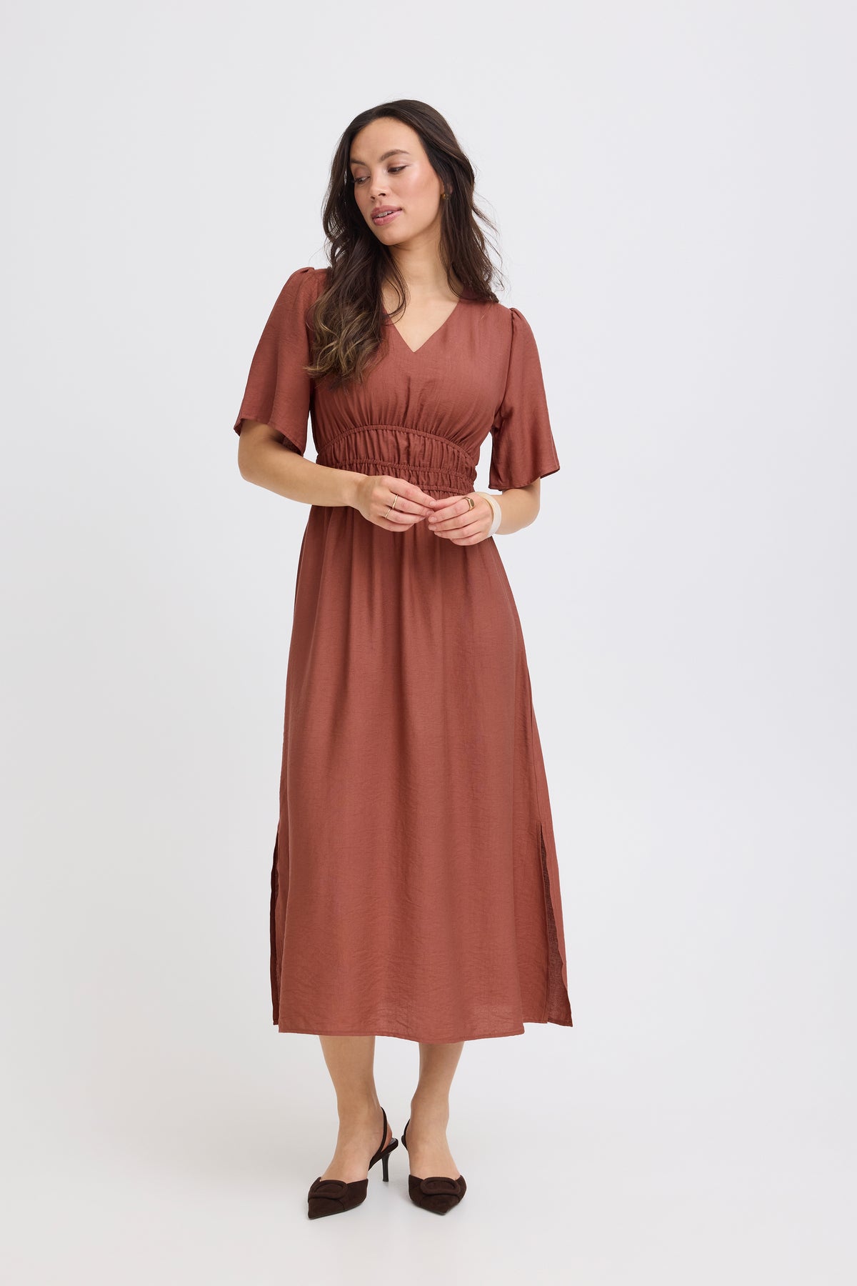 BYIGGY DRESS brick