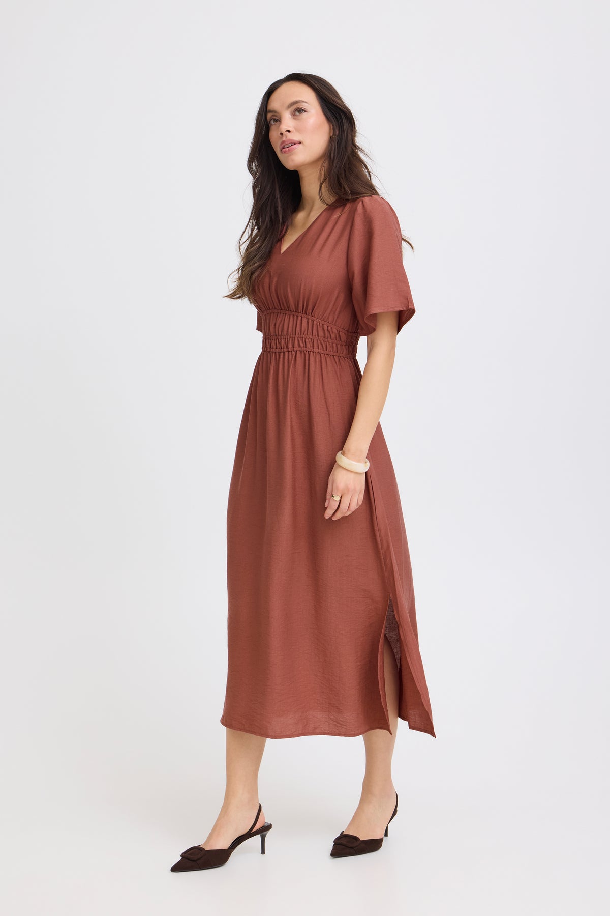 BYIGGY DRESS brick