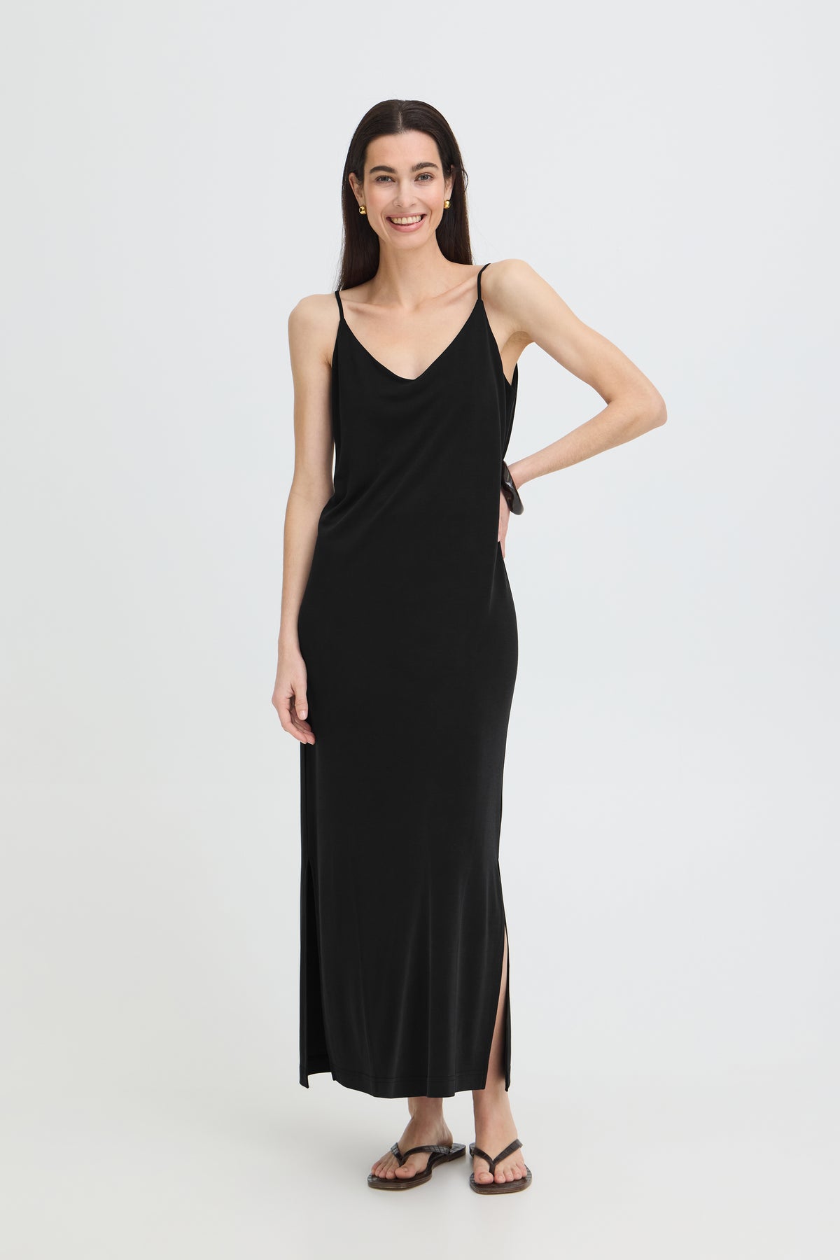BYPAOLINE SLIP DRESS zwart