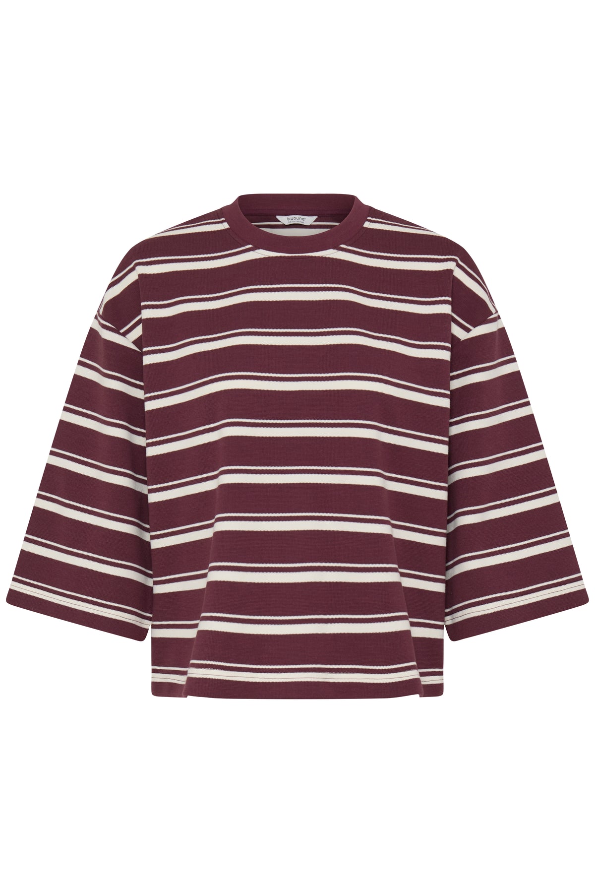 BYPELDA  TSHIRT fig stripe