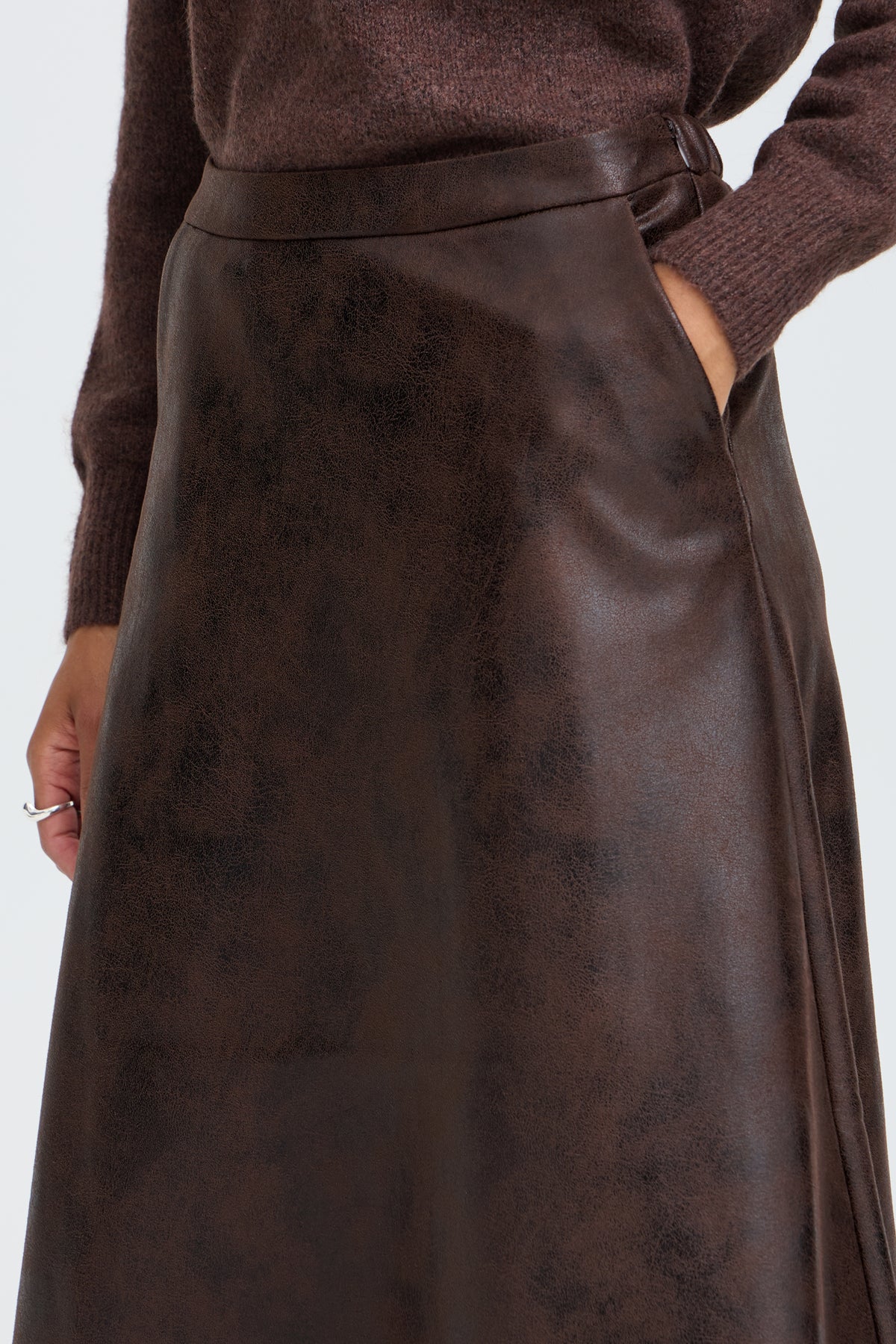 BYDIMIAN SKIRT bruin