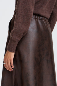 BYDIMIAN SKIRT bruin