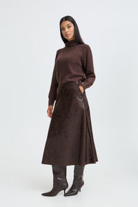 BYDIMIAN SKIRT bruin