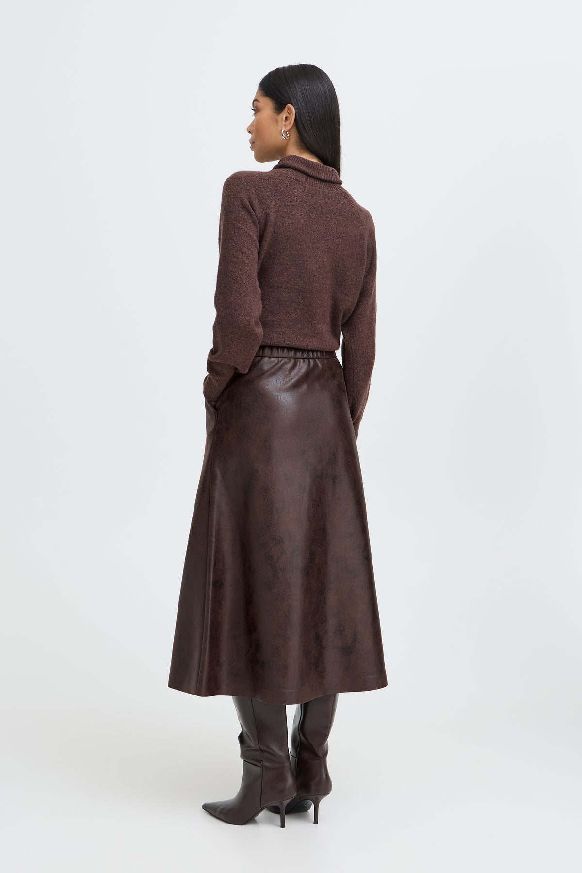 BYDIMIAN SKIRT bruin
