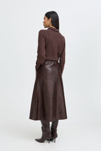 BYDIMIAN SKIRT bruin
