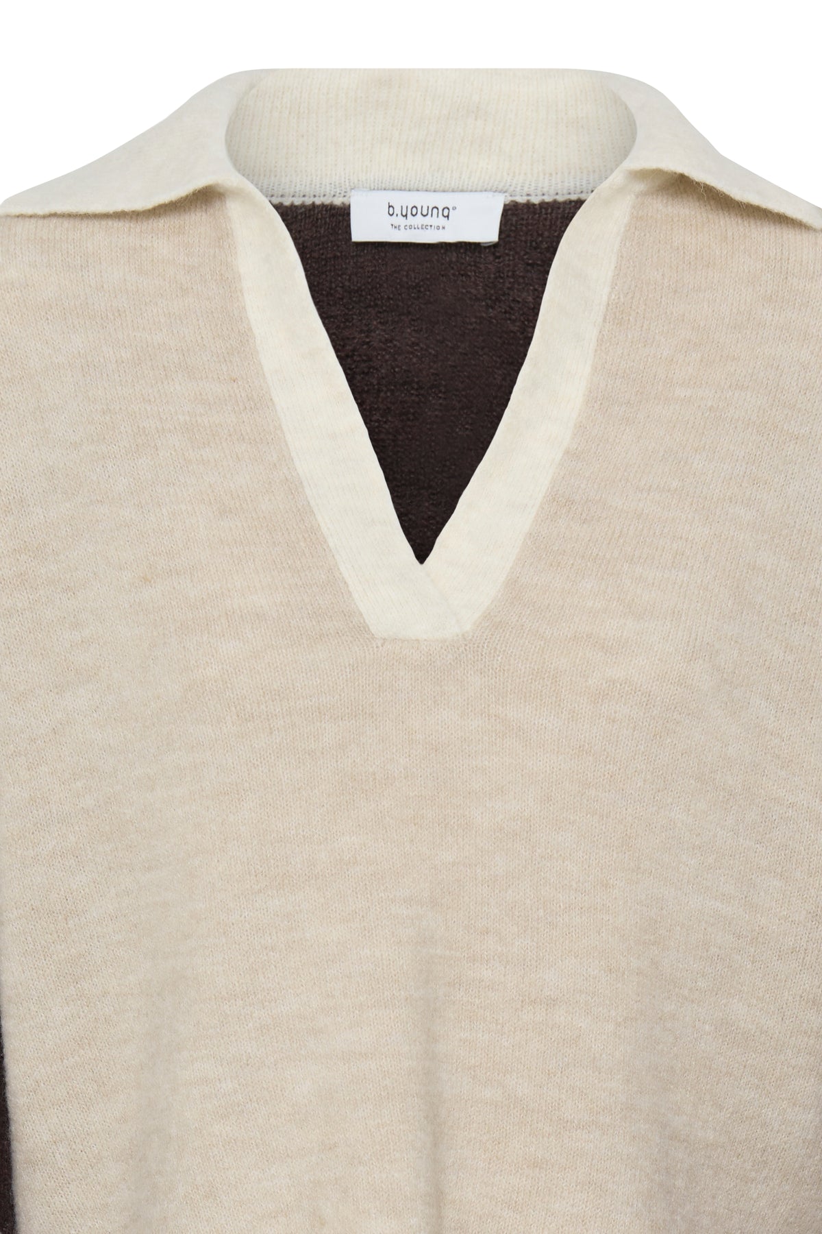 BYMONNA POLO JUMPER beige
