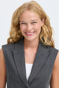 BYELSIE WAISTCOAT grijs