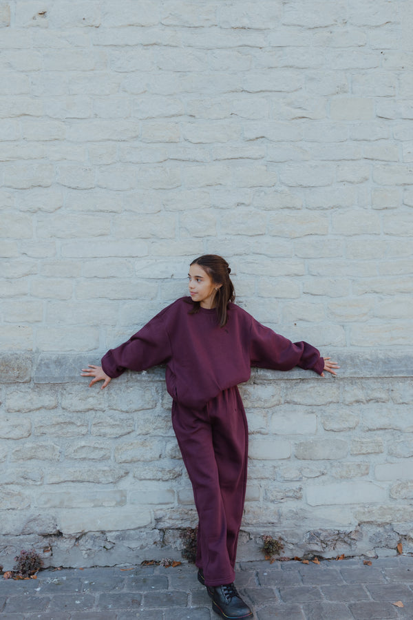 KOGAMAZE WIDE PANTS paars