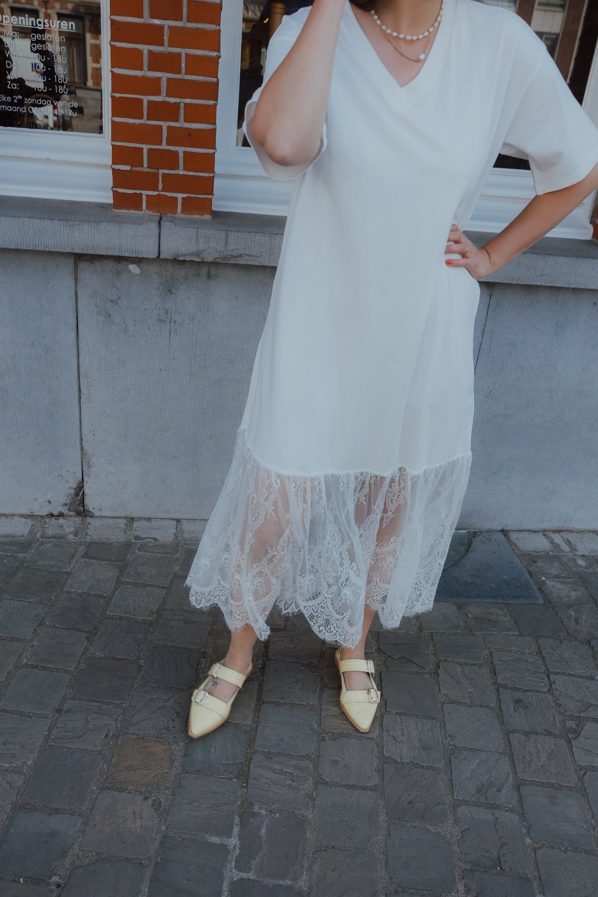 KAANDREA DRESS wit