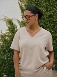 KCANNITA SHORTS beige