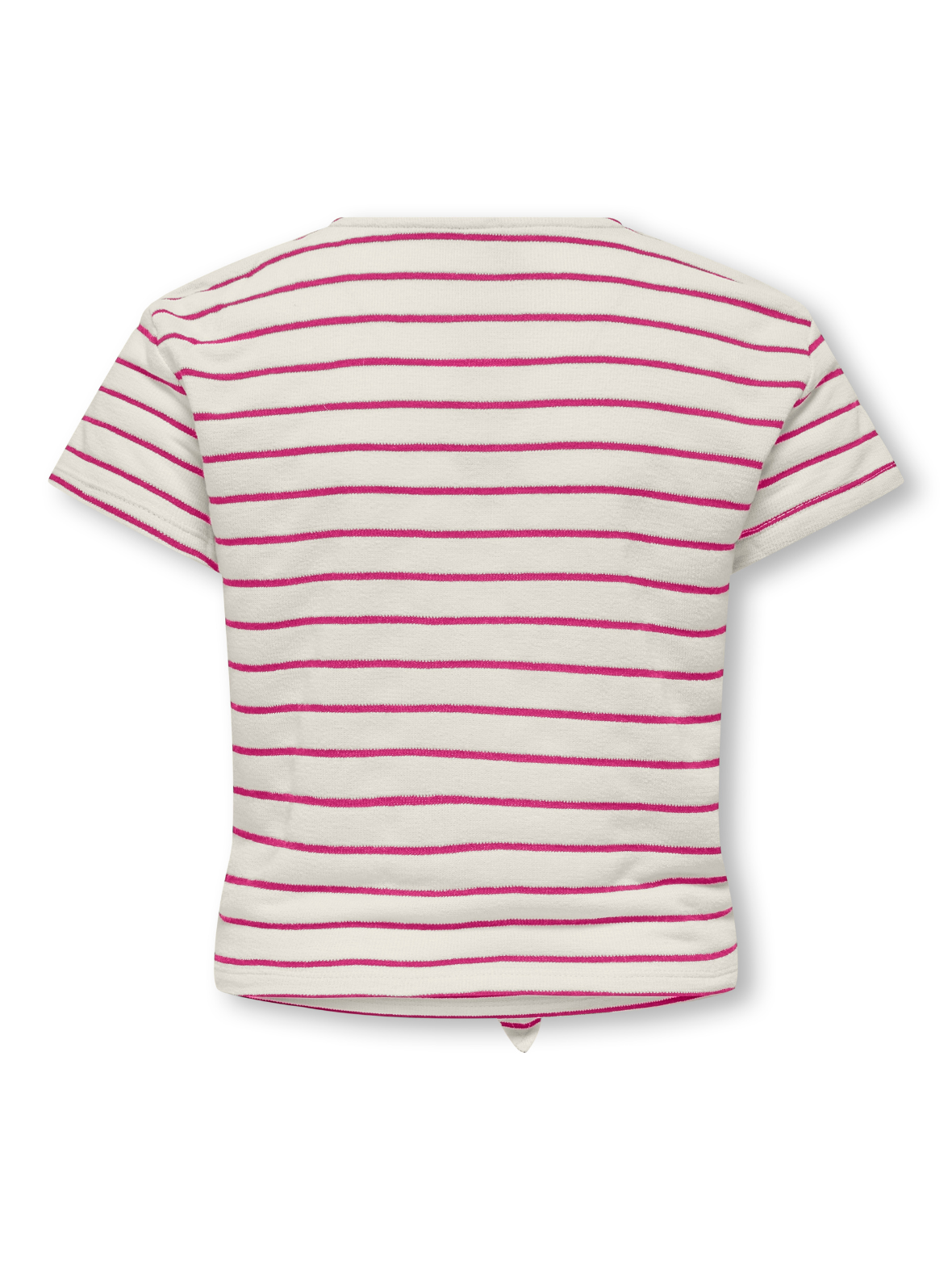 KOGJANA STRIPED KNOT TOP roze