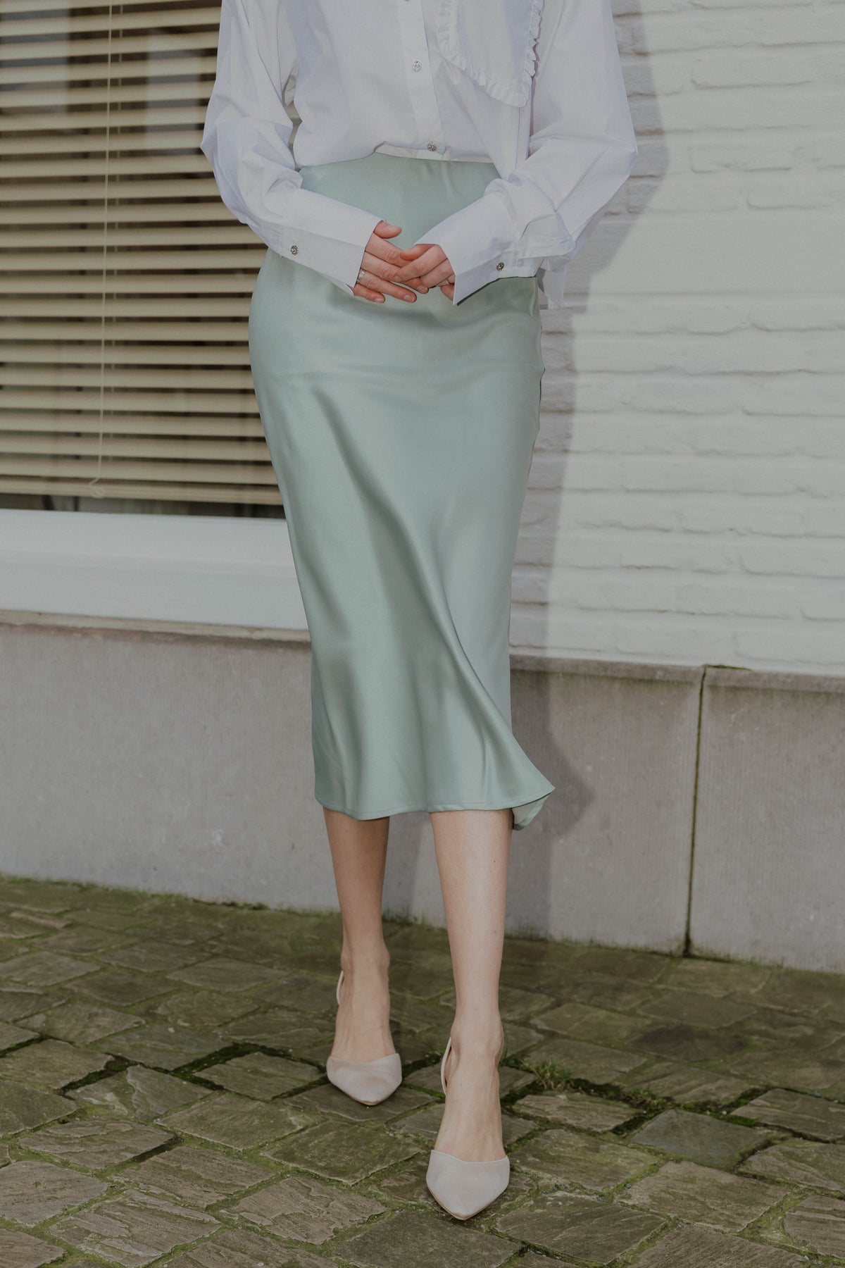 YASPELLA SKIRT ice groen