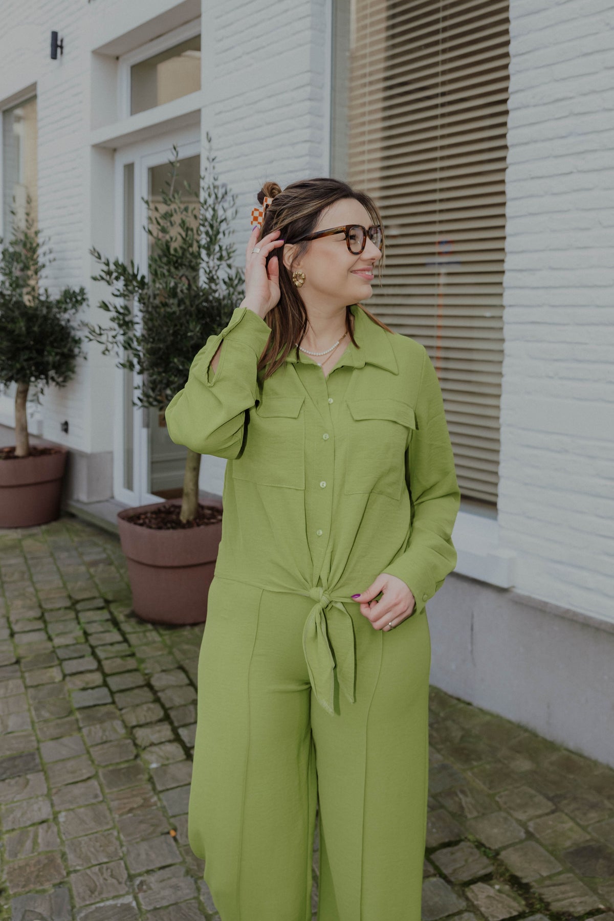 BLUMA BLOUSE groen