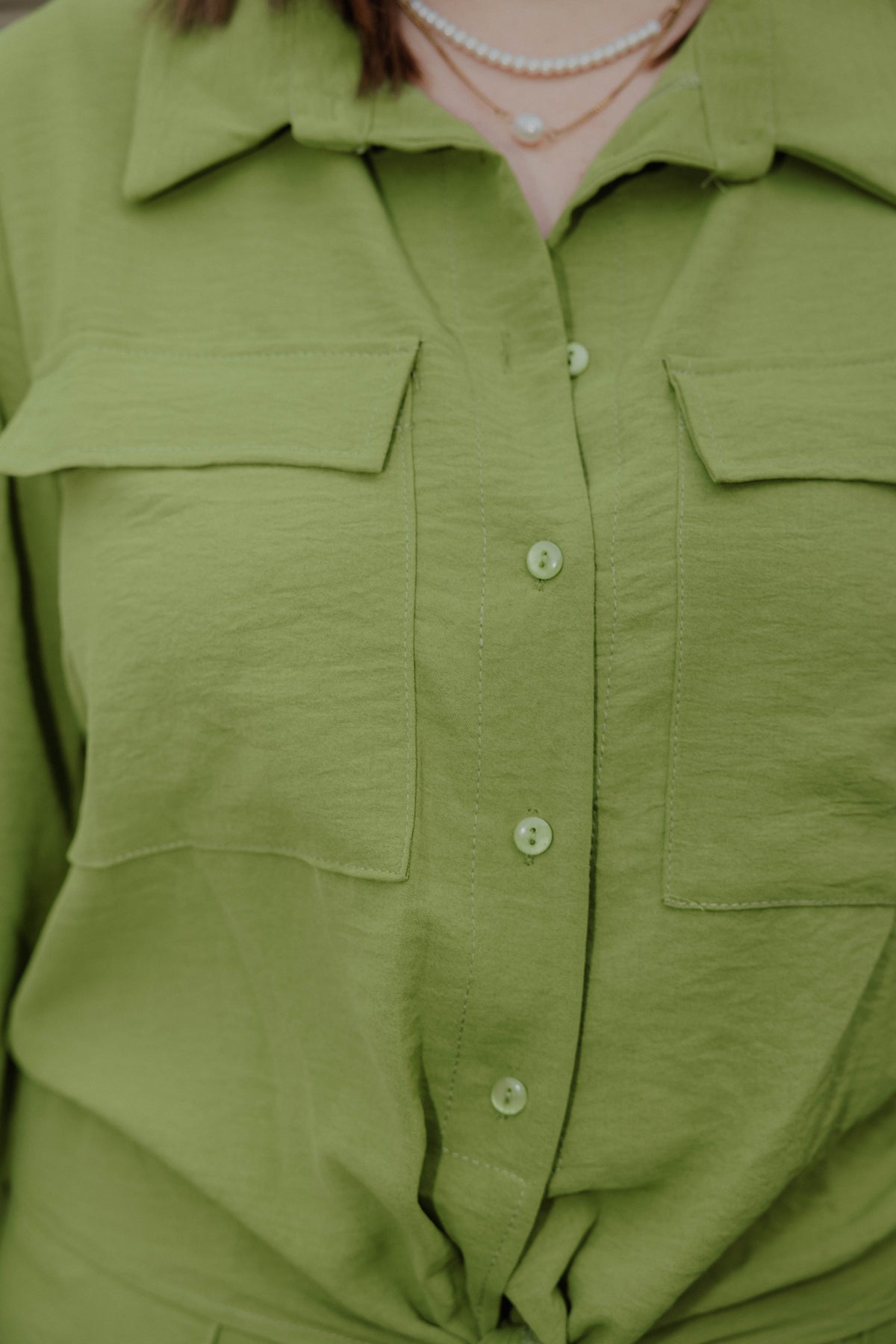 BLUMA BLOUSE groen