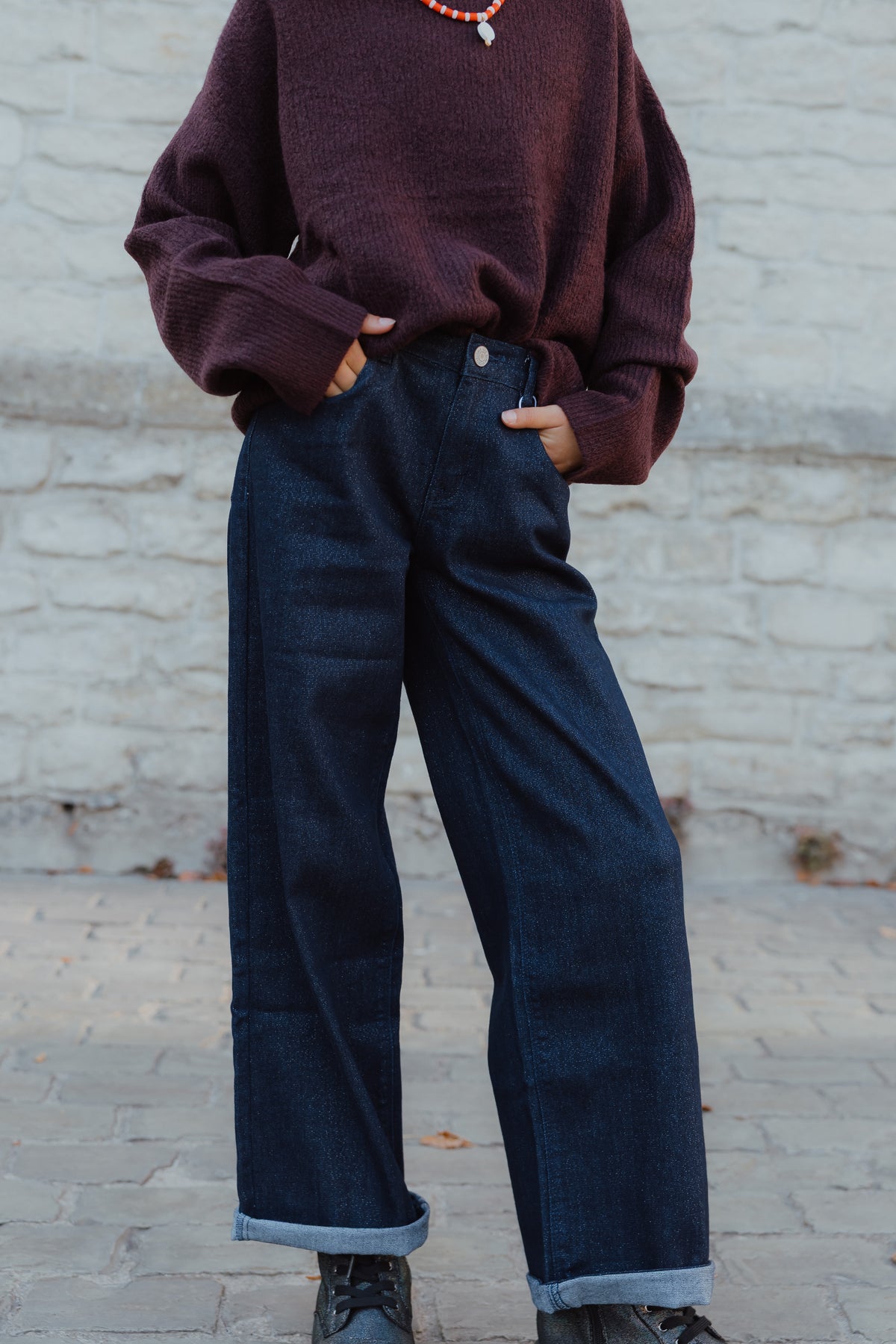NKFROSE WIDE GLITTER jeans