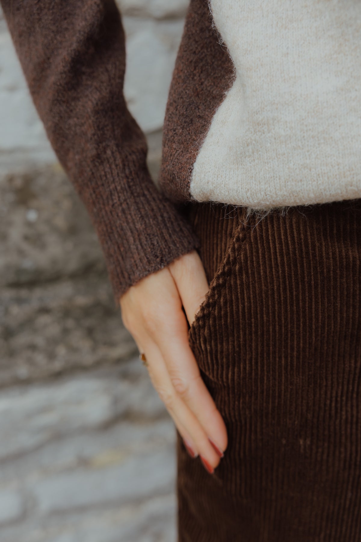 BYMONNA POLO JUMPER beige
