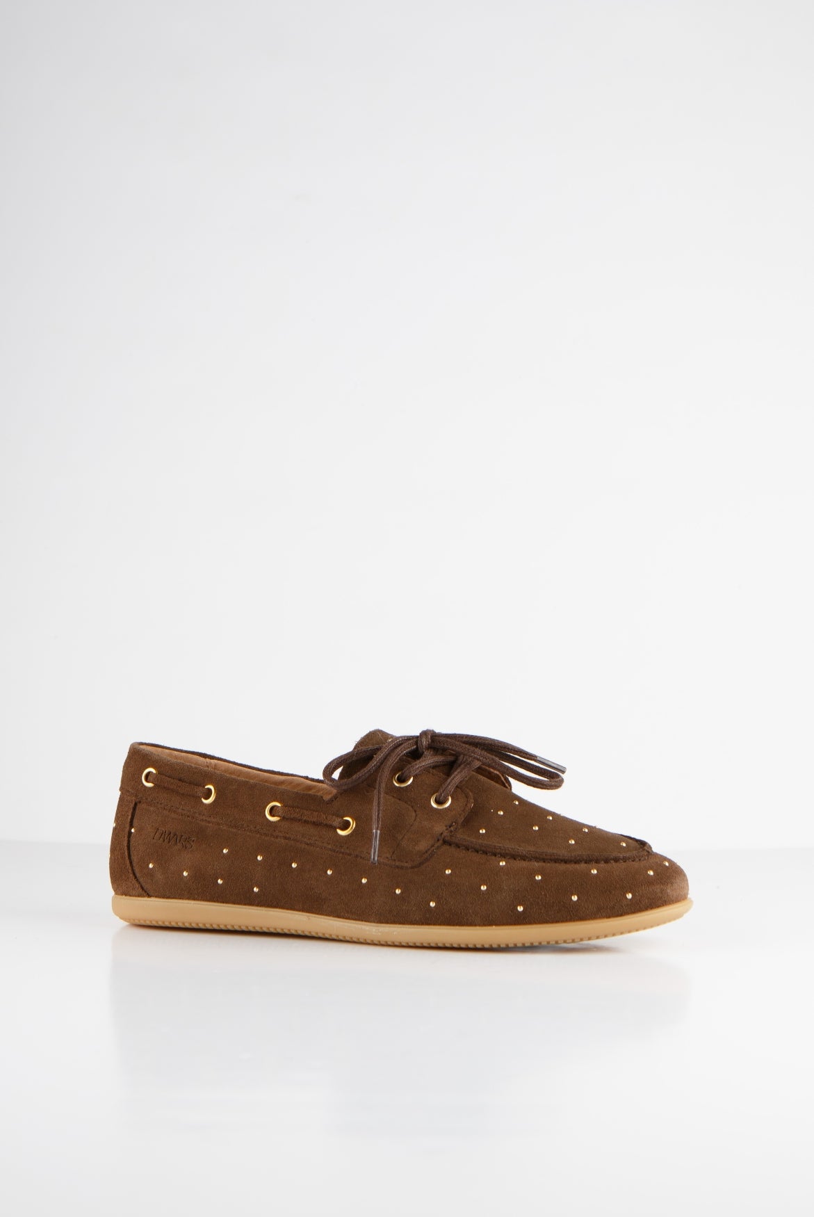 LATTY MOCASSINS STUDS chocolade