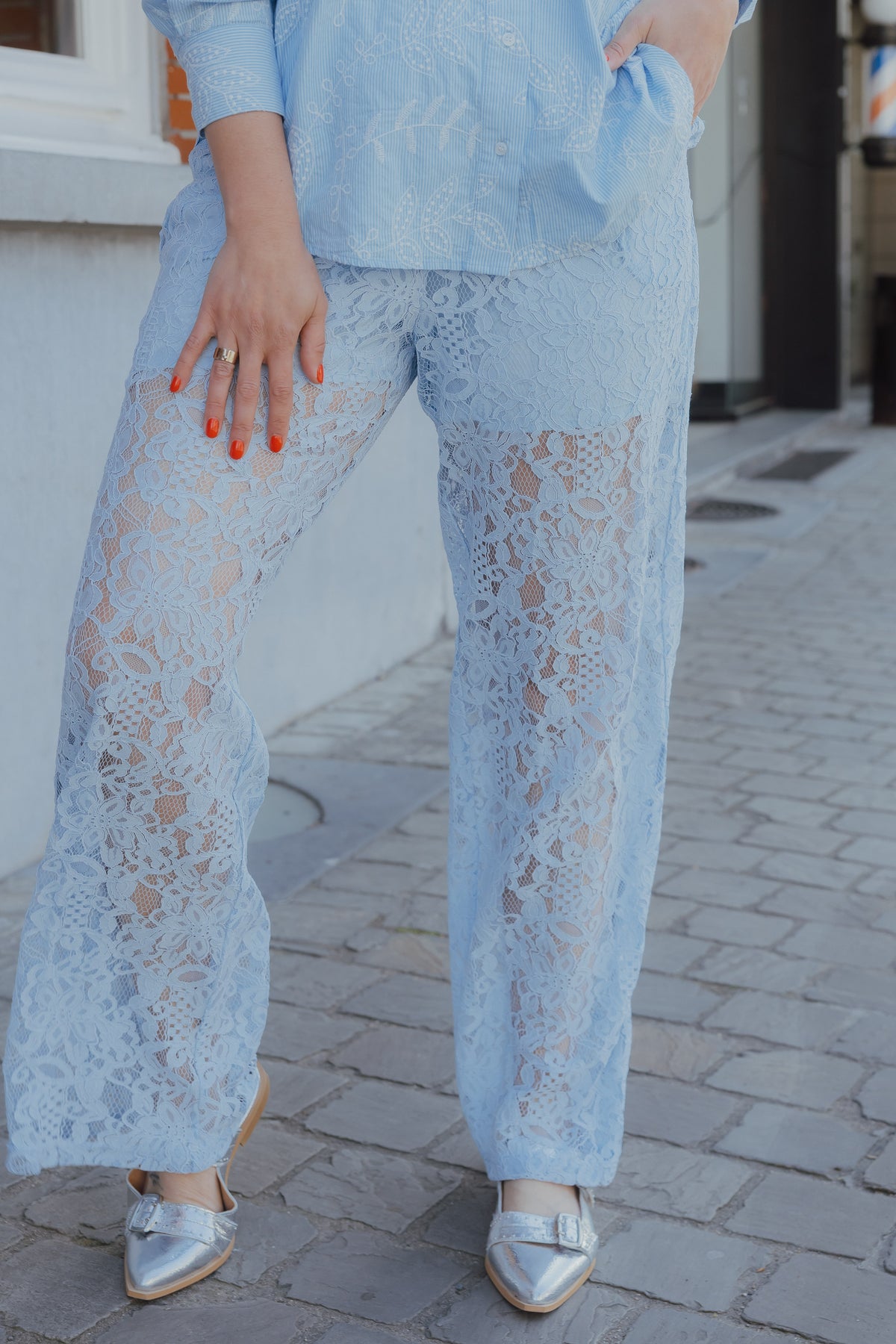 KALACY PANTS blauw