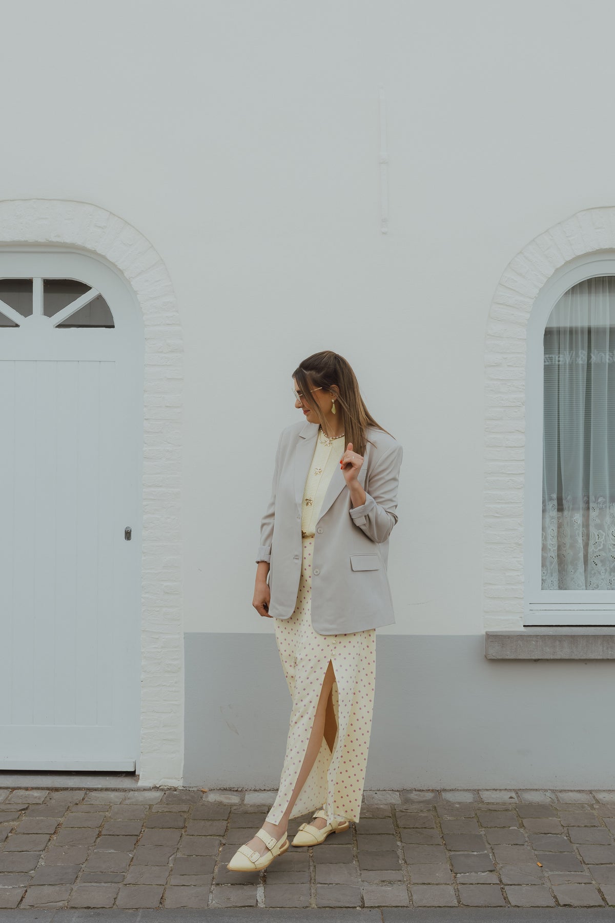 YD SKIRT LOUISE geel
