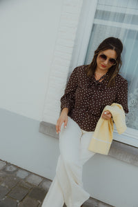 KADOTTE BLOUSE bruin