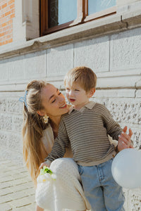 NMMBARKER KNIT POLO groen