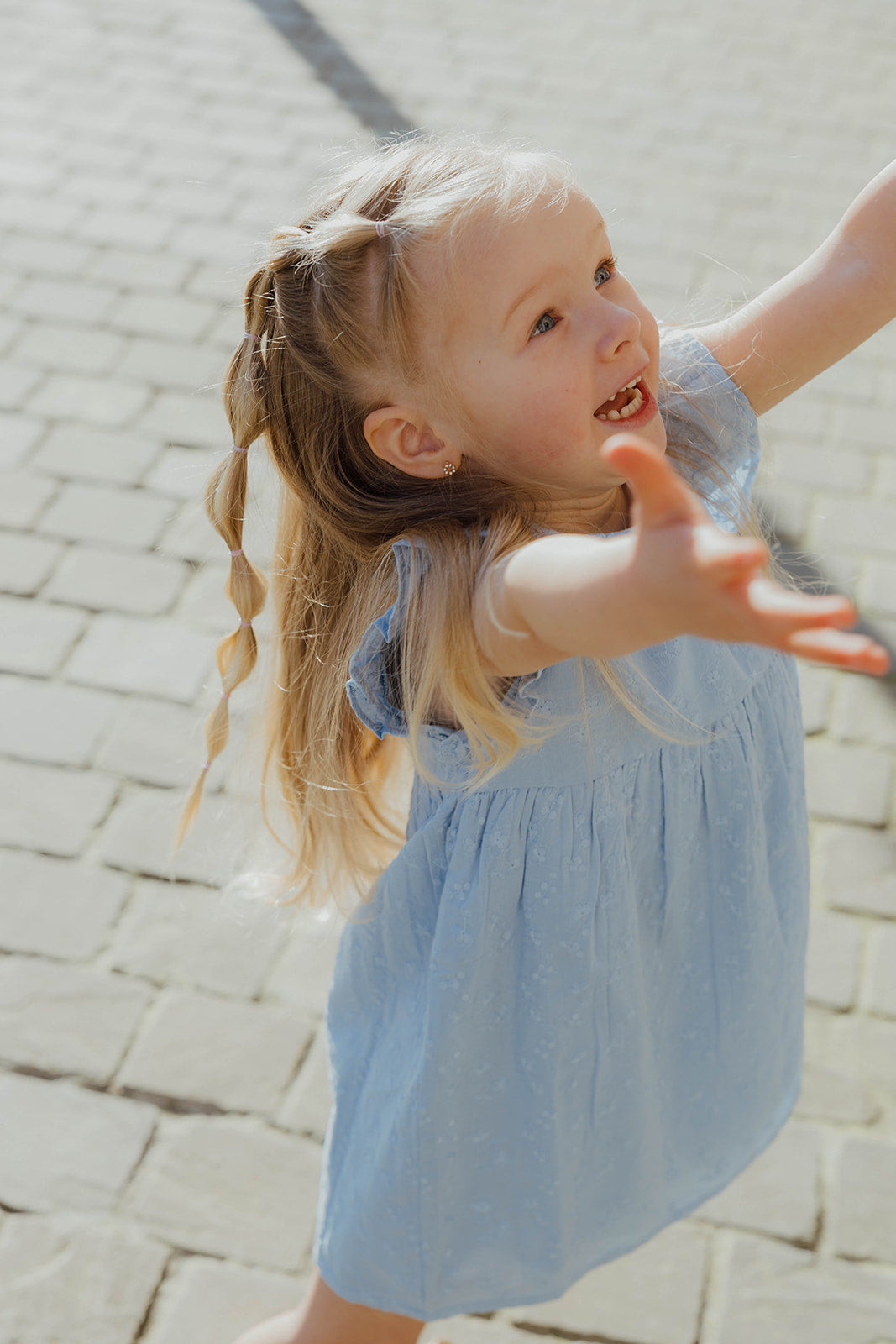 NMFDETINE DRESS blauw