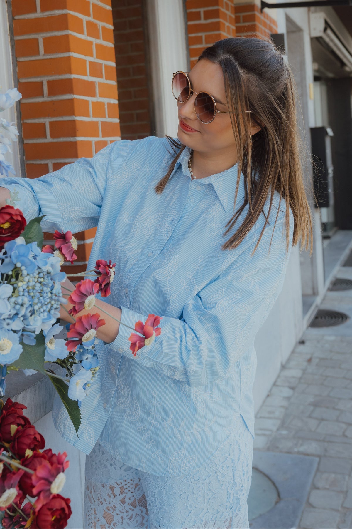KAMARLEE SHIRT blauw