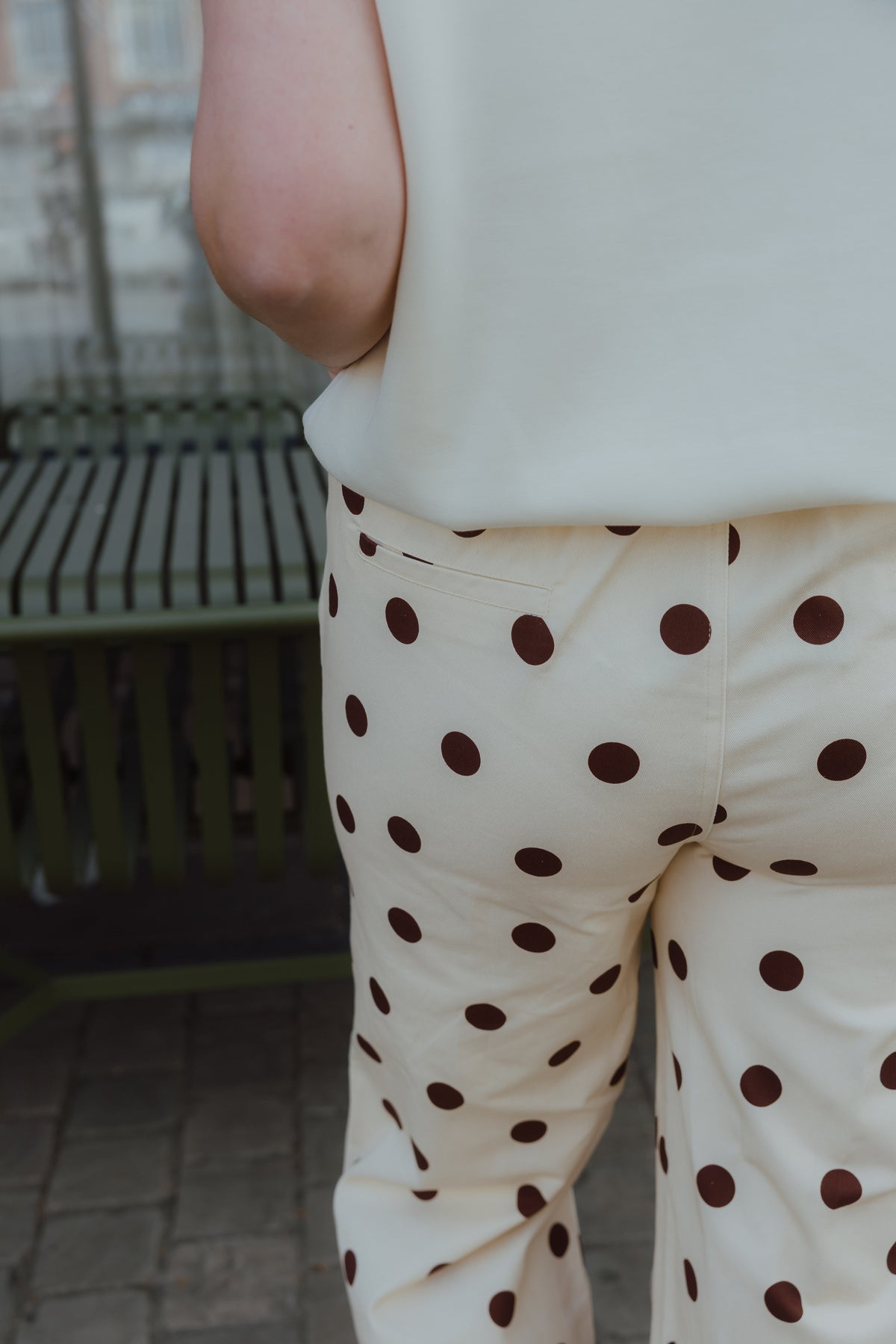 YD PANTS DJAMILLA ecru