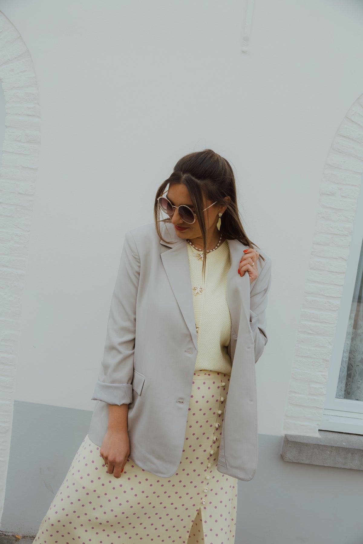 YD SKIRT LOUISE geel