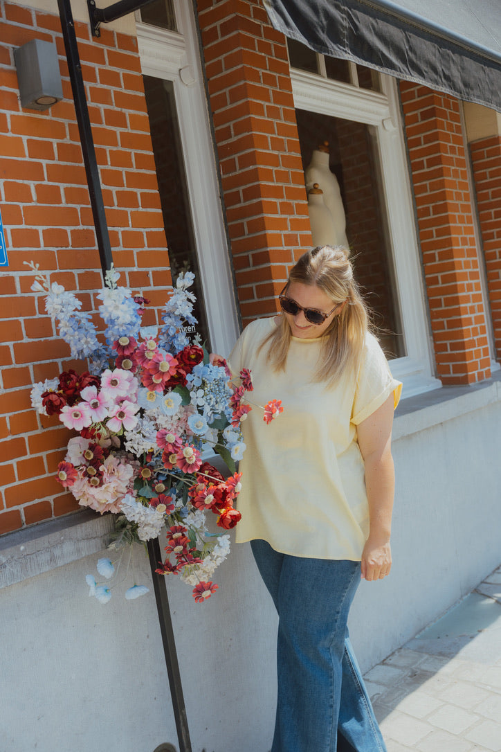 KCFLORA FLARED JEANS blauw