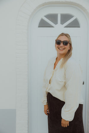 KCESTHER BLOUSE geel