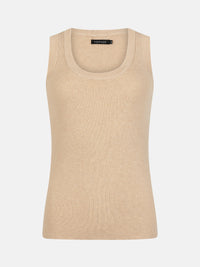YD KNITTED TOP beige