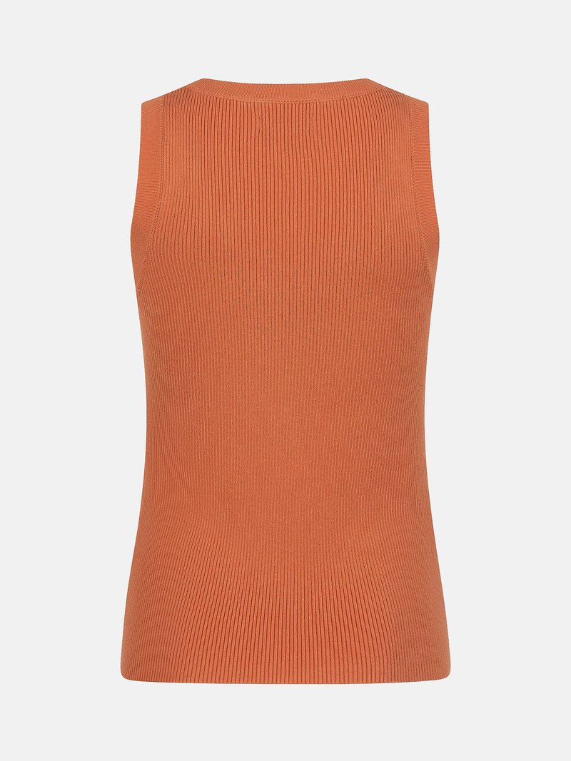 YD KNITTED TOP roest