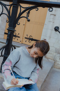 NKFNOKKI LS  SWEAT grijs