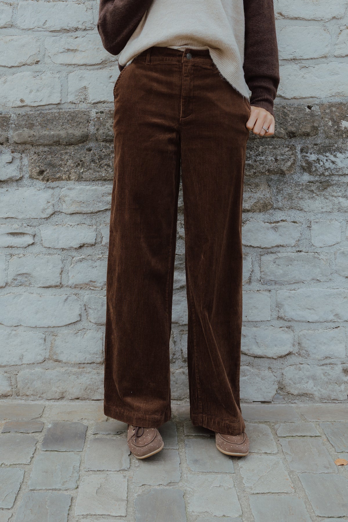 KASELLA CORDUROY PANTS bruin