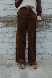 KASELLA CORDUROY PANTS bruin