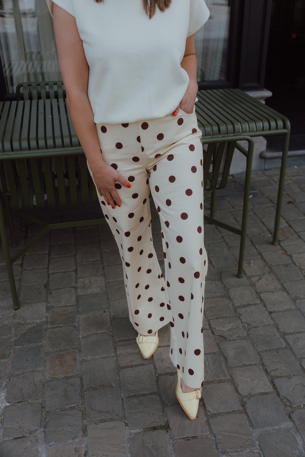 YD PANTS DJAMILLA ecru
